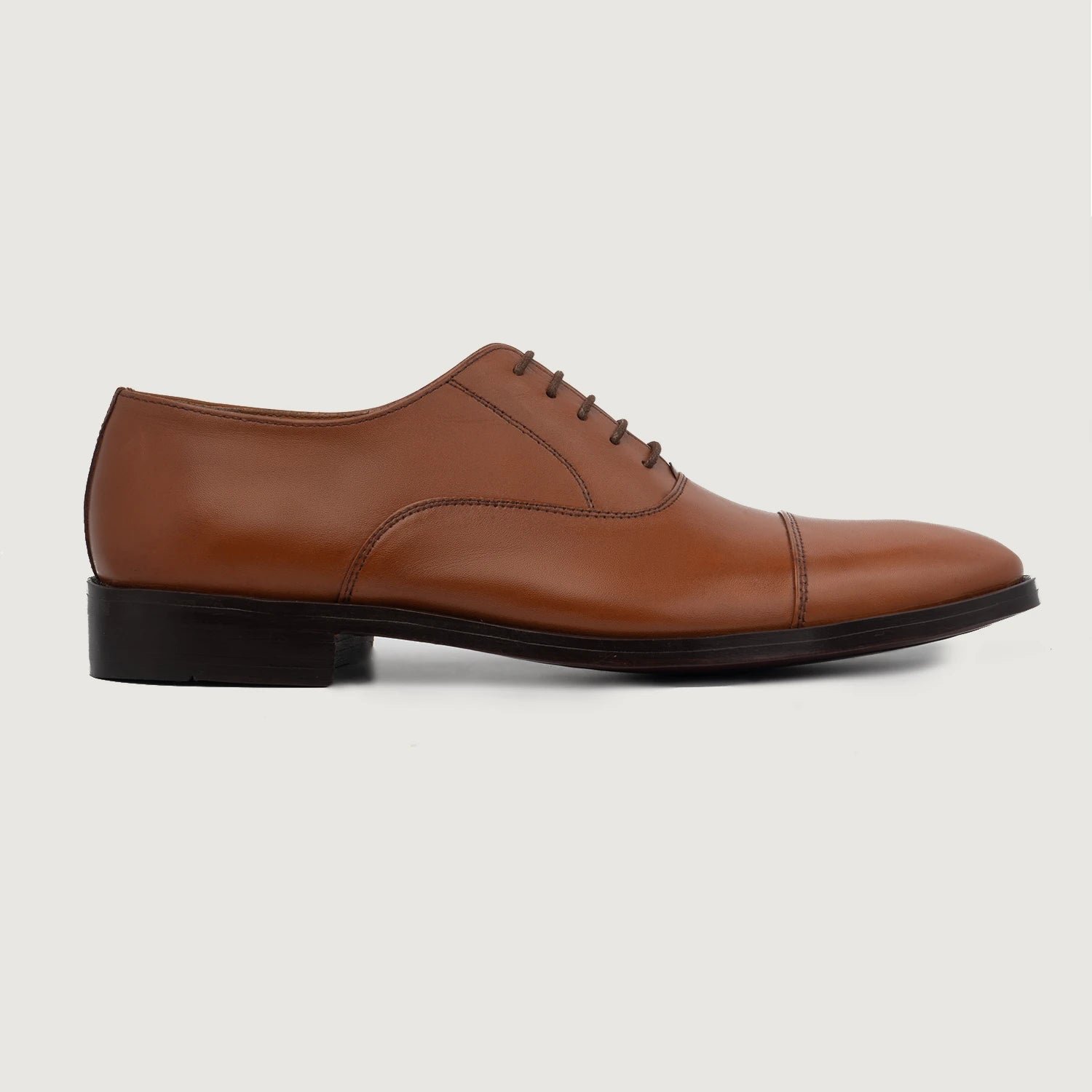 Professor Oxford Tan Leather Shoes - Image 5