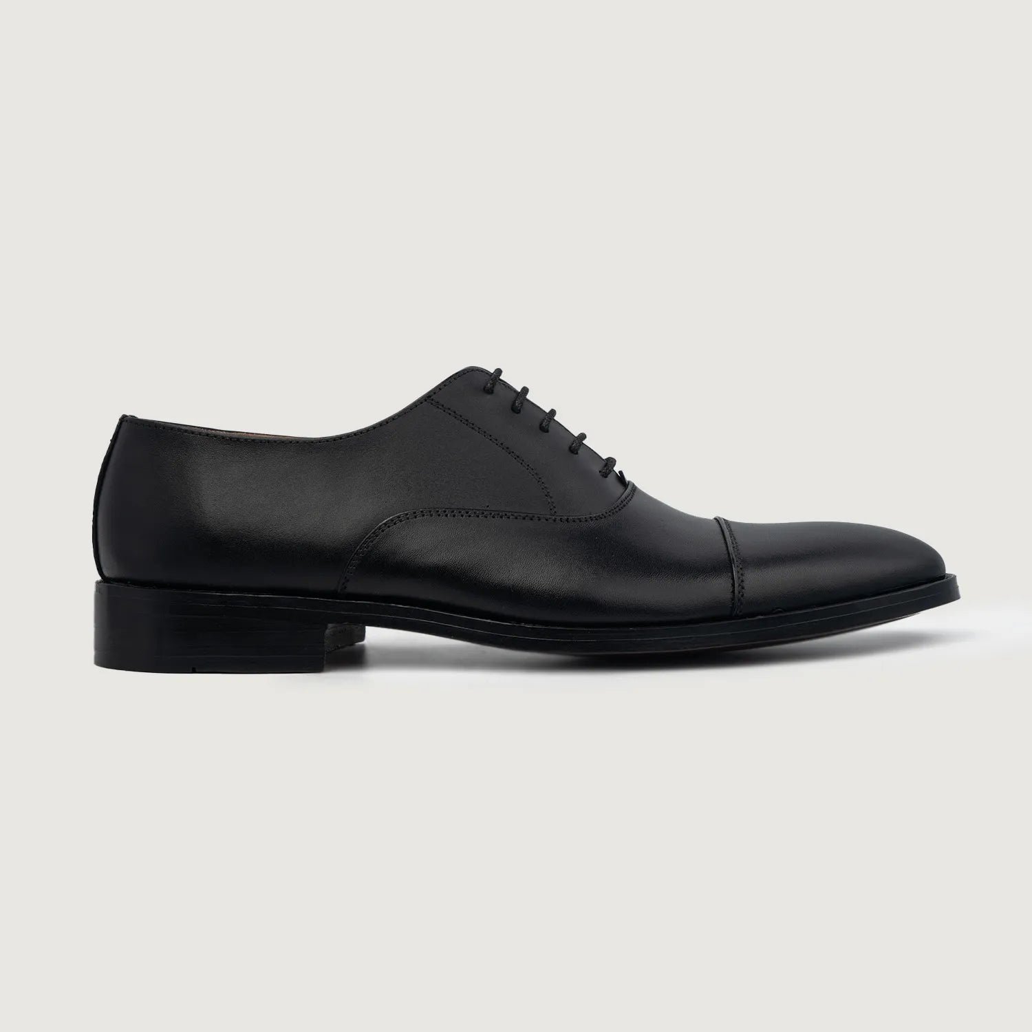 Professor Oxford Black Leather Shoes - Image 2