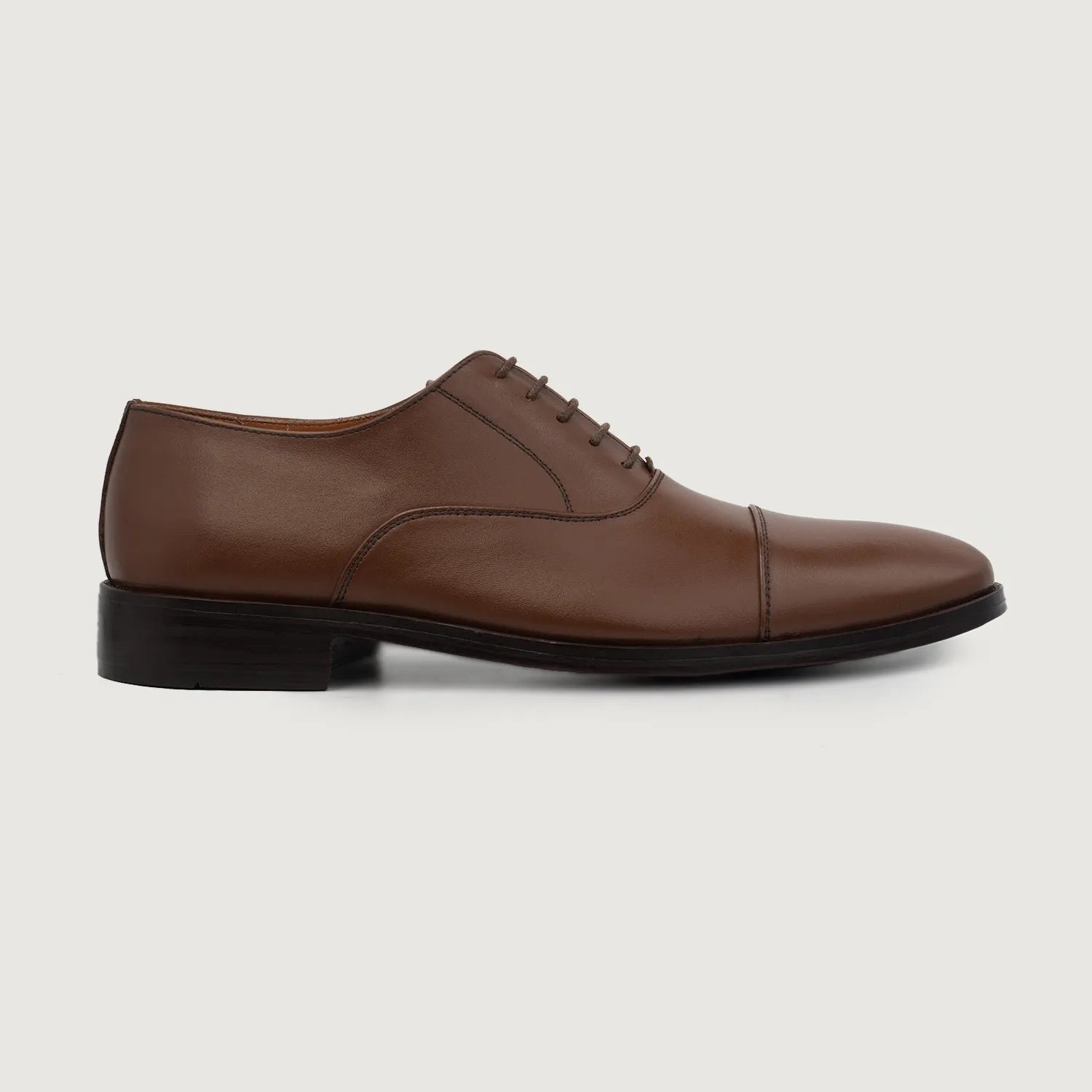 Professor Oxford Brown Leather Shoes - Image 2