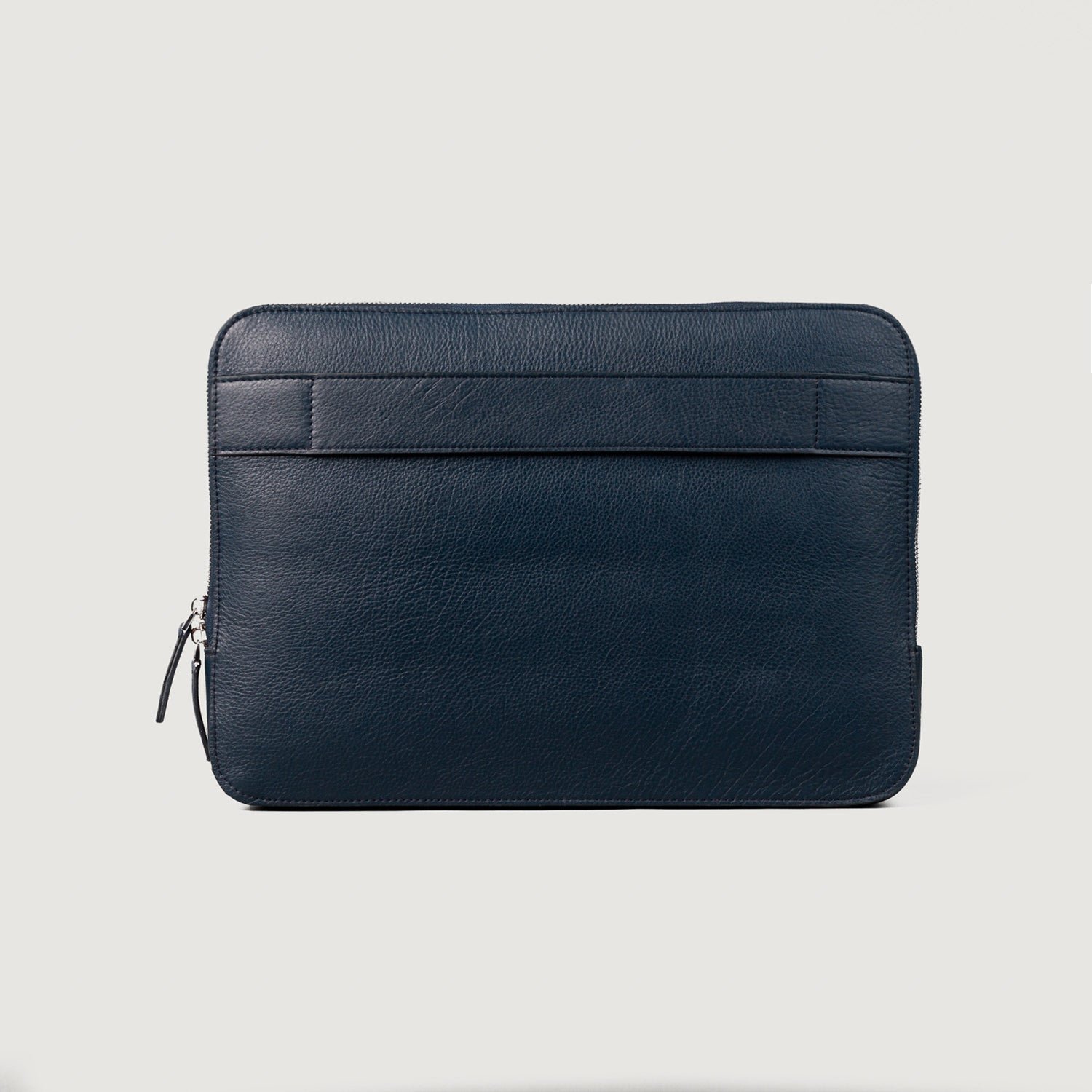 The Baxter Midnight Blue Leather Laptop Sleeve - Image 4