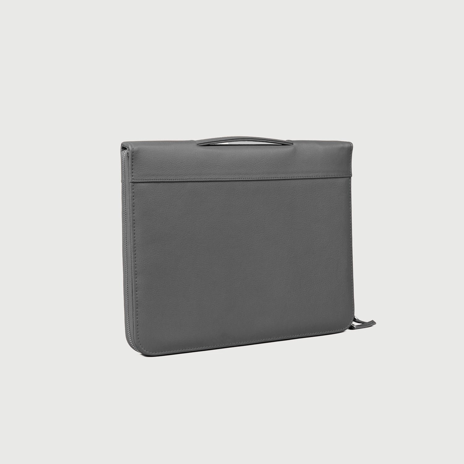 The Eclectic Grey Leather Folio Organizer - Image 2