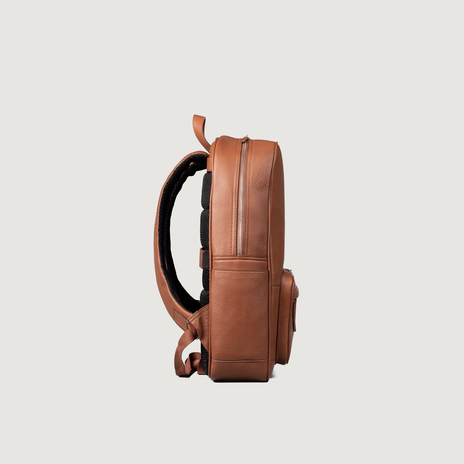 The Philos Brown Leather Backpack - Image 4