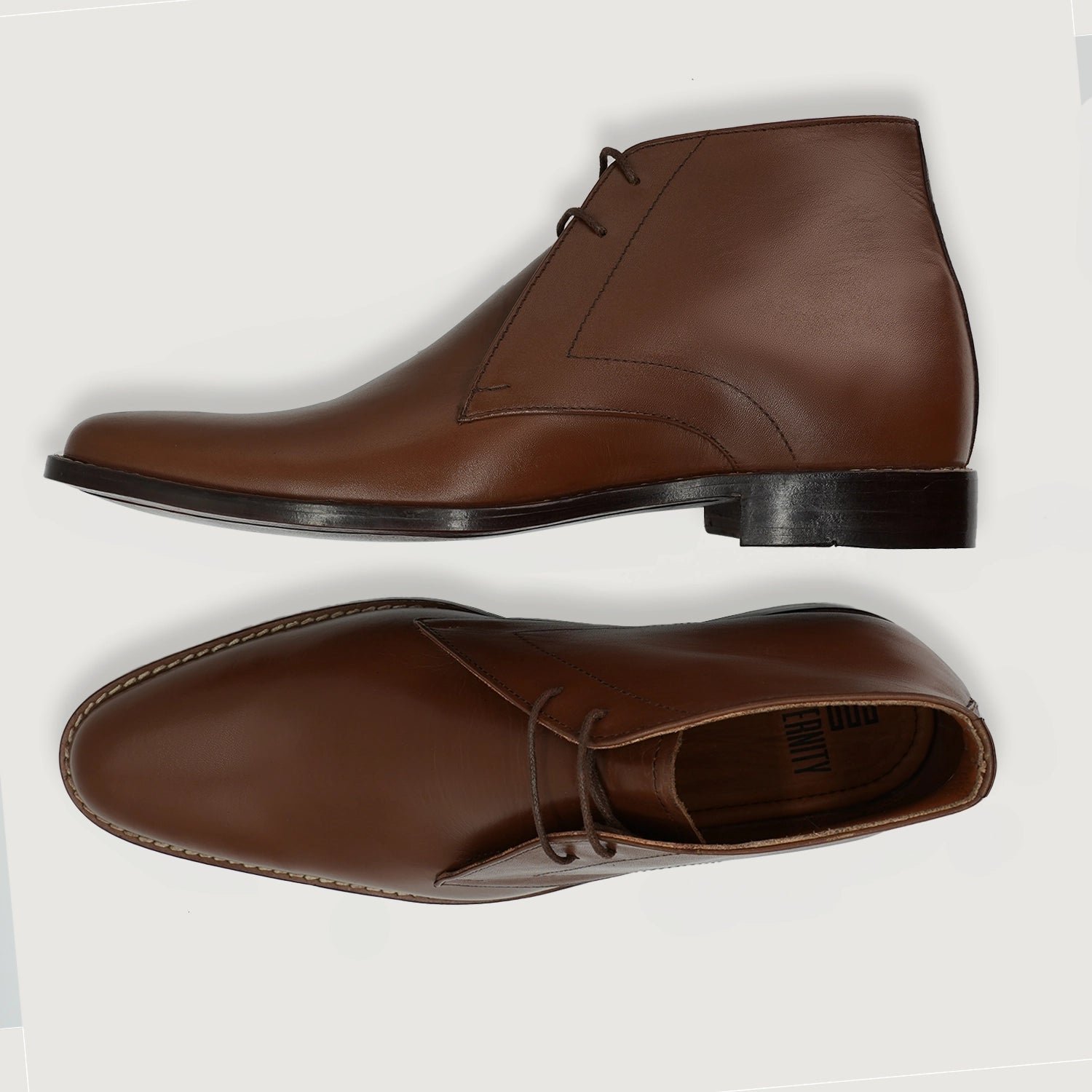 Corry Chukka Brown Leather Boots - Image 3