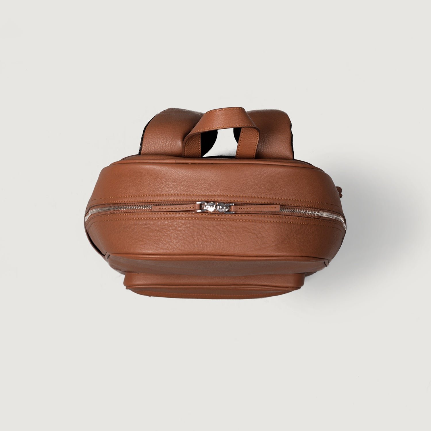 The Philos Brown Leather Backpack - Image 5