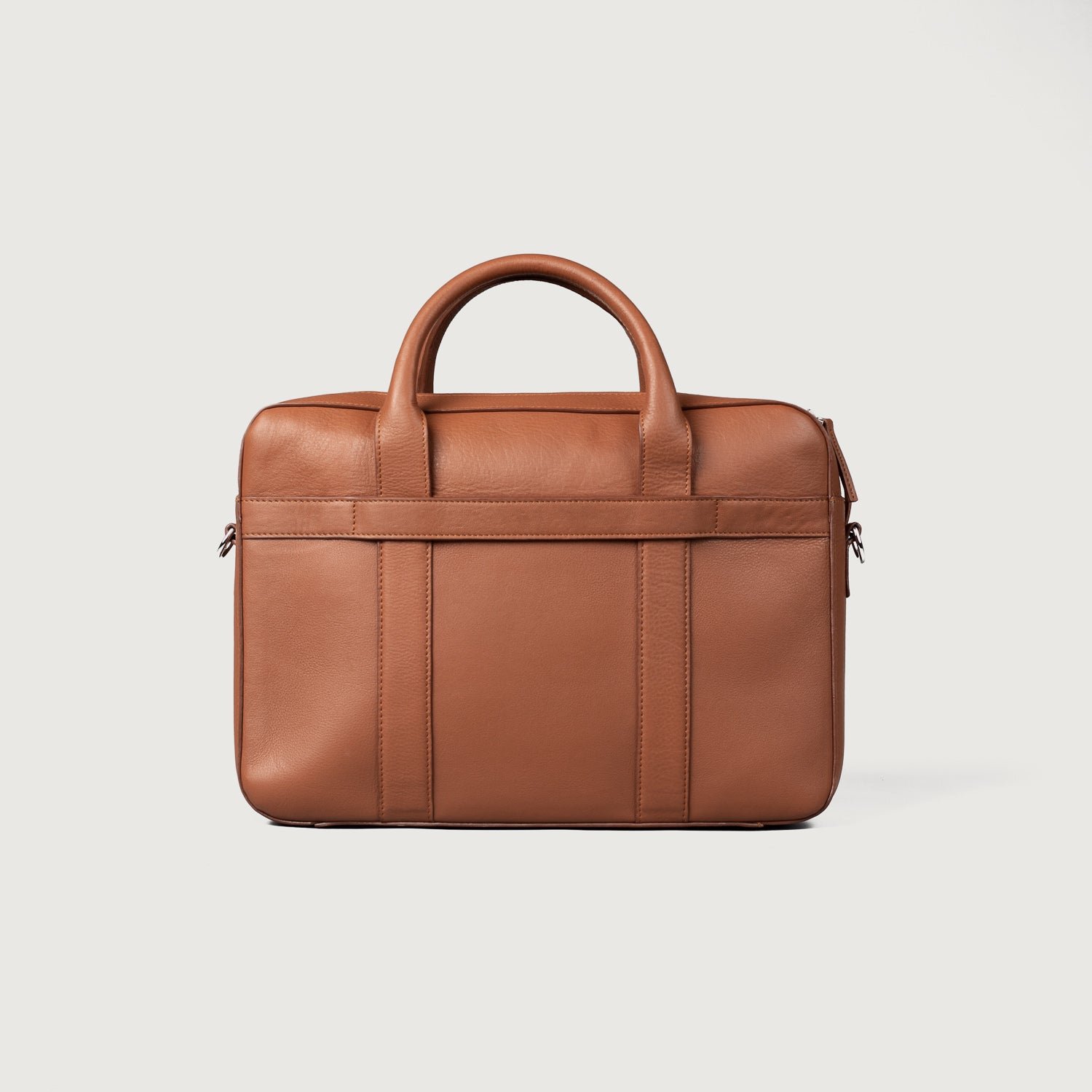 The Captain Brown Leather Briefcase - Image 5