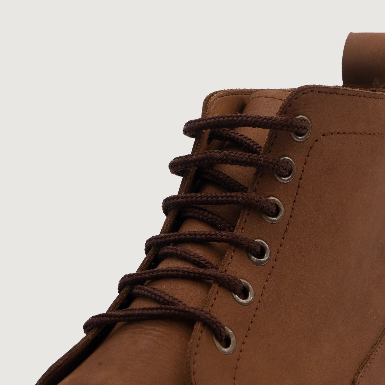Knight Derby Oil Pull-up Brown Leather Boots - Image 4