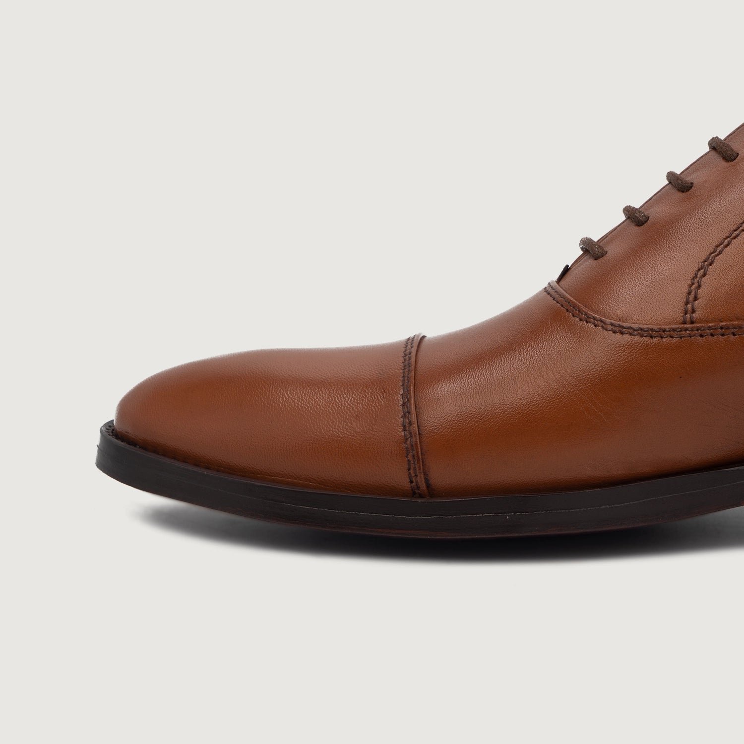 Professor Oxford Tan Leather Shoes - Image 7