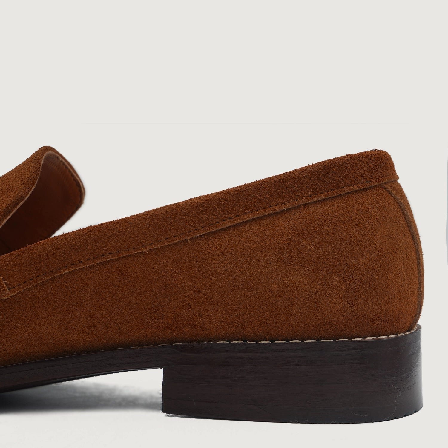 Baxton Brown Suede Leather Loafers - Image 6