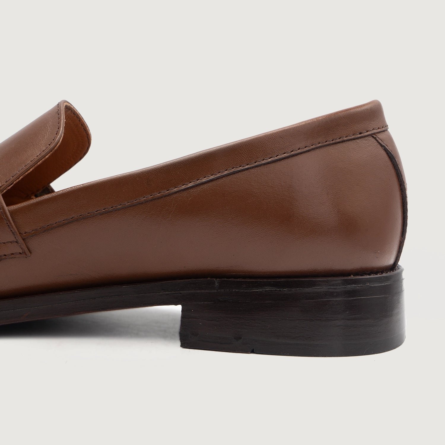 Baxton Brown Leather Loafers - Image 5
