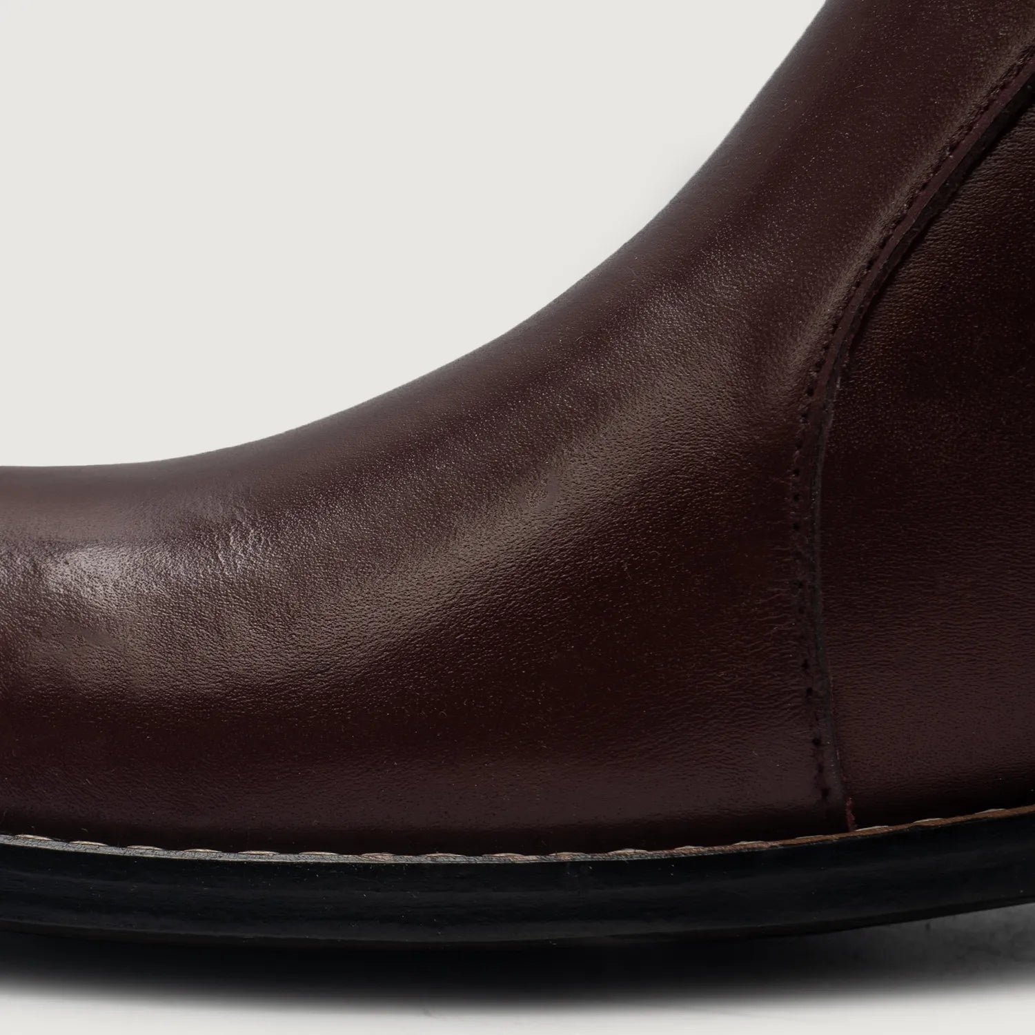 Clarkson Chelsea Maroon Leather Boots - Image 5