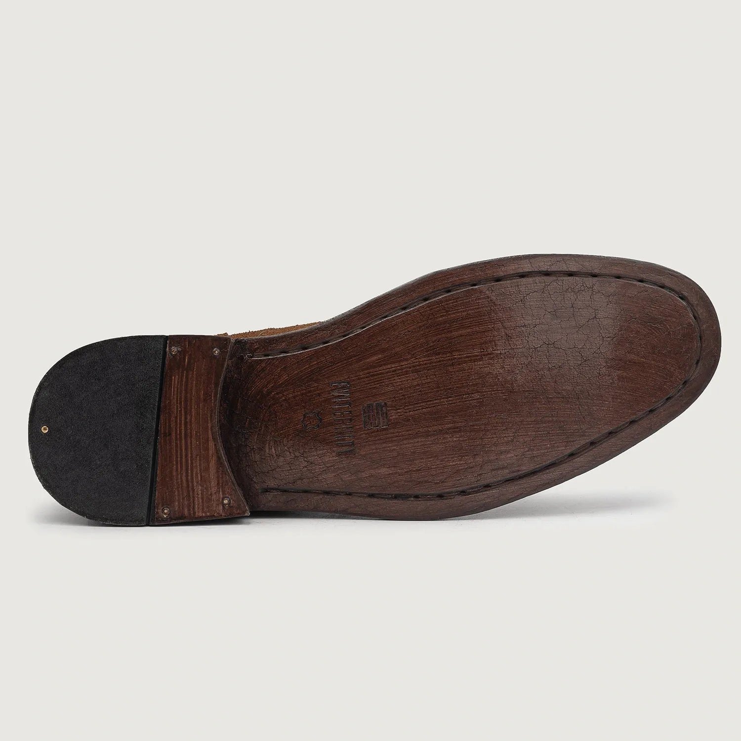 Knight Derby Brown Suede Leather Boots - Image 5
