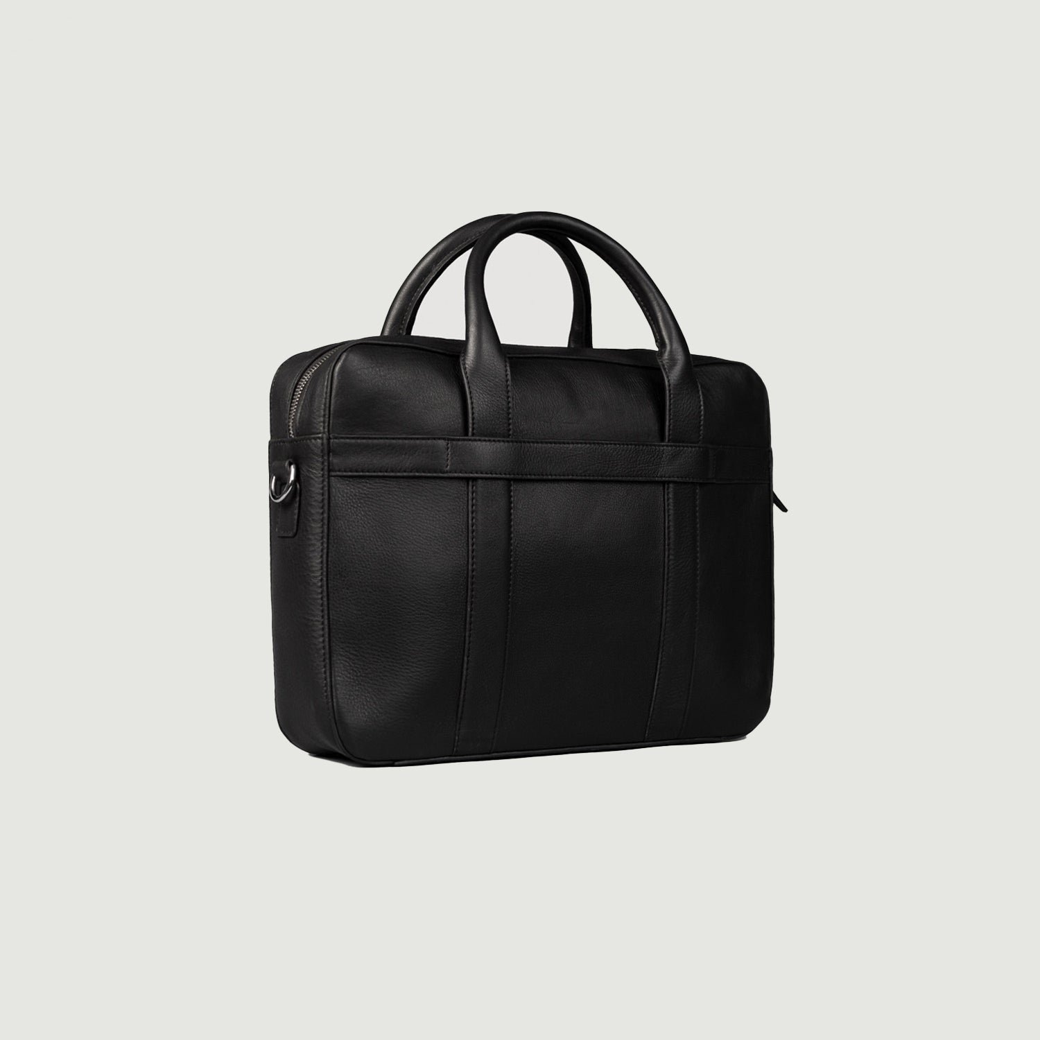 The Captain Black Leather Briefcase - Image 7