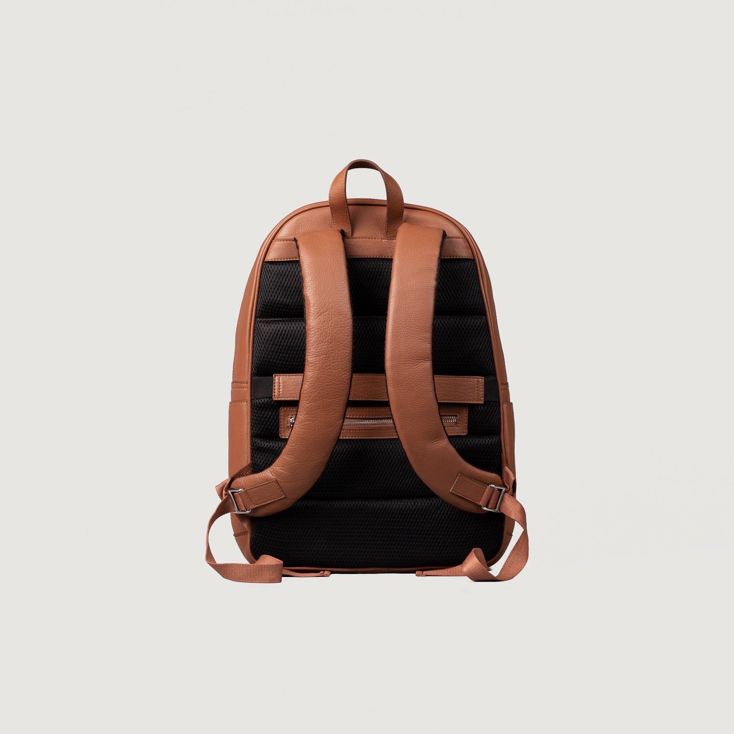 The Philos Brown Leather Backpack - Image 7
