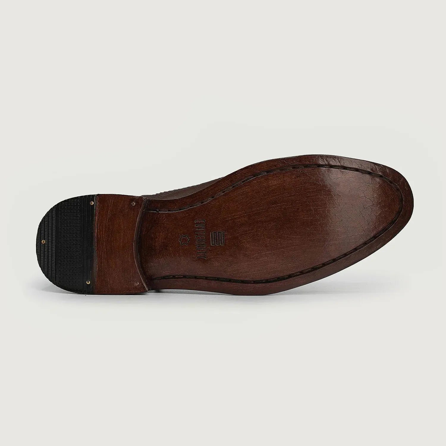 Greyson Brogues Oxford Brown Leather Shoes - Image 6