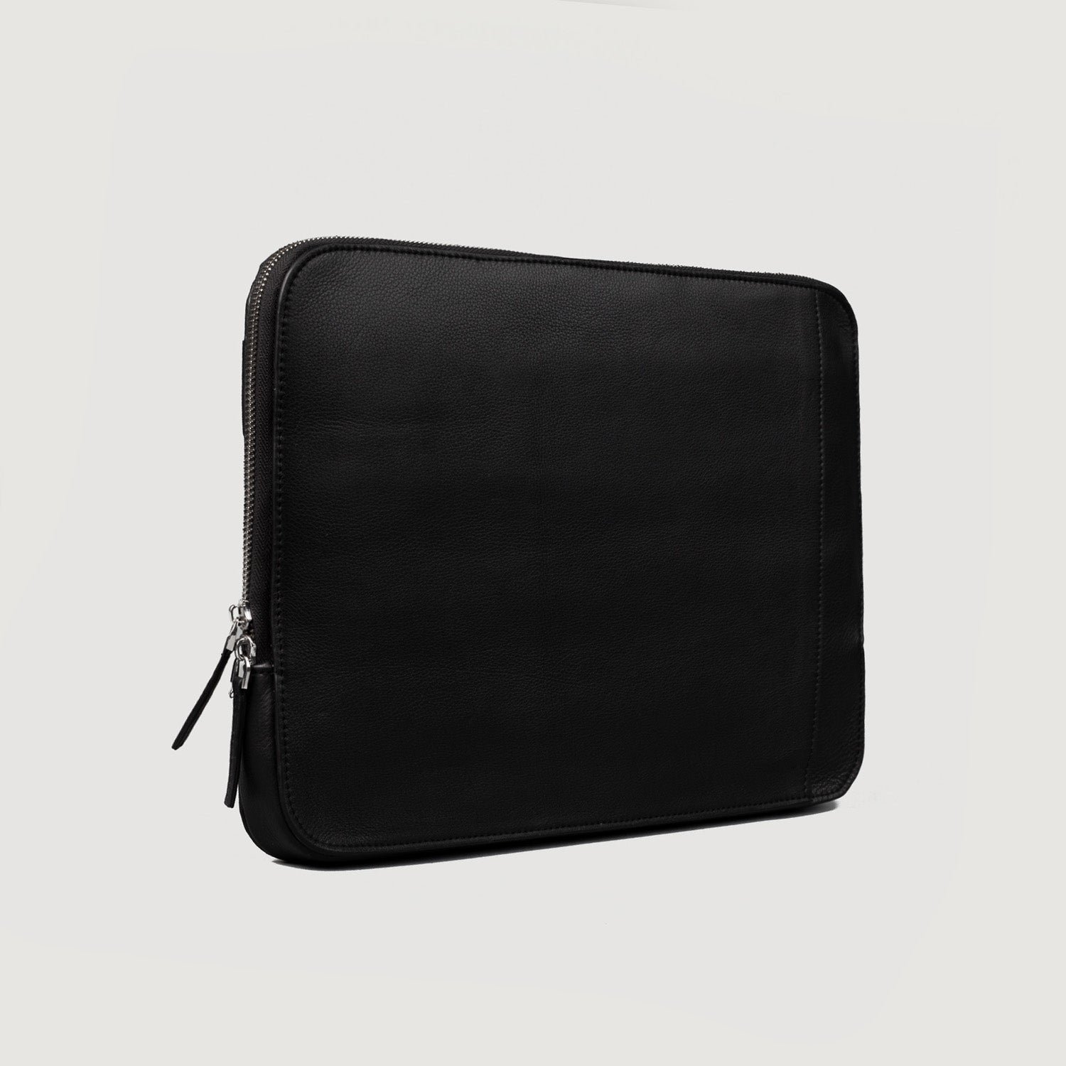 The Baxter Black Leather Laptop Sleeve - Image 8