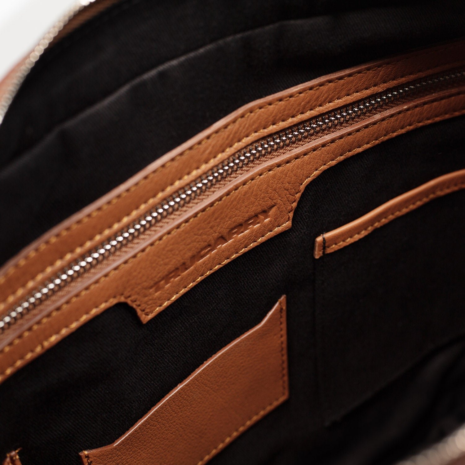 The Captain Brown Leather Briefcase - Image 8