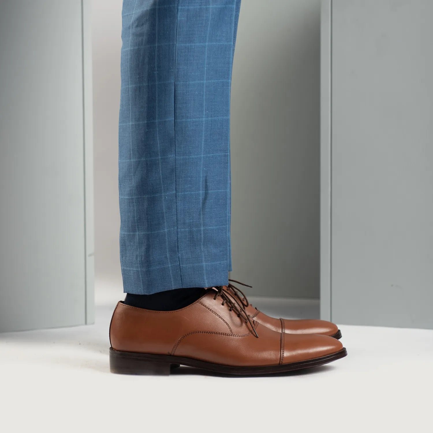 Professor Oxford Tan Leather Shoes - Image 3