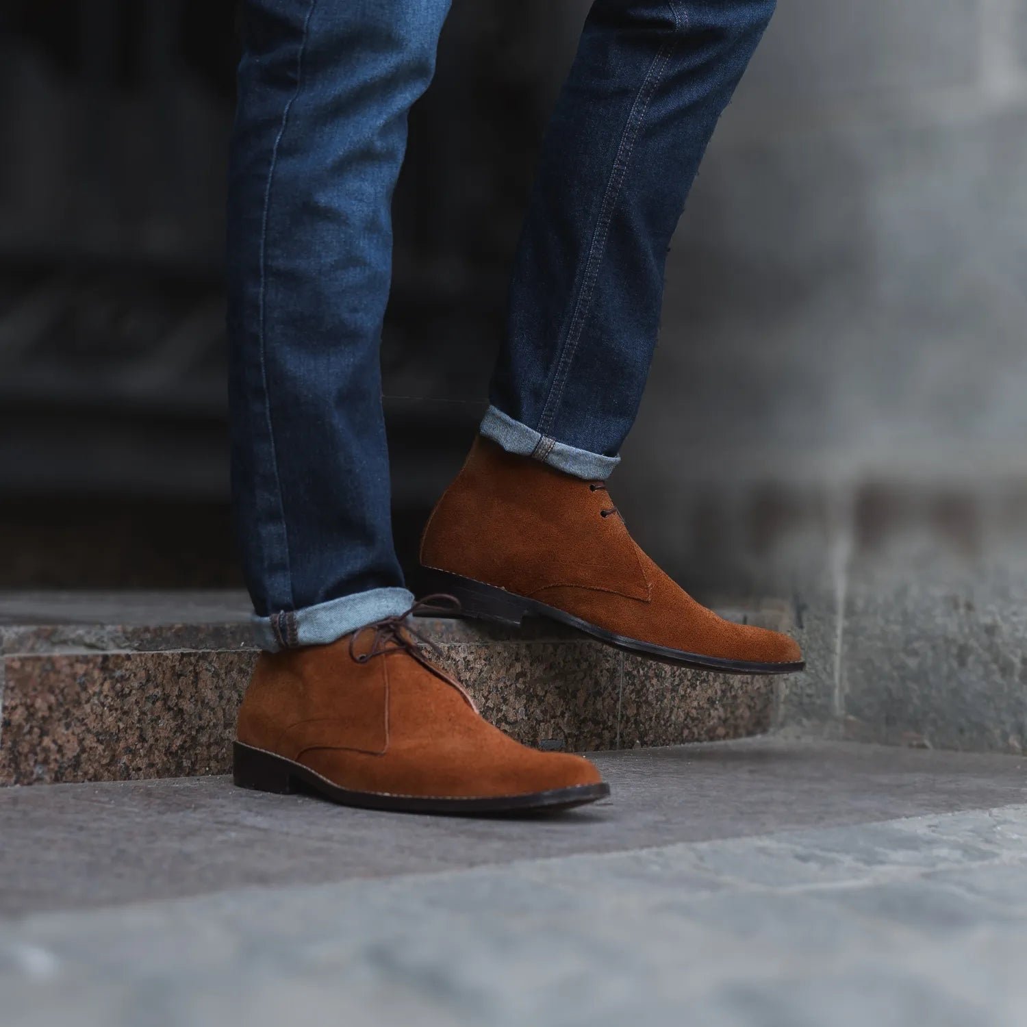 Corry Chukka Brown Suede Leather Boots - Image 9