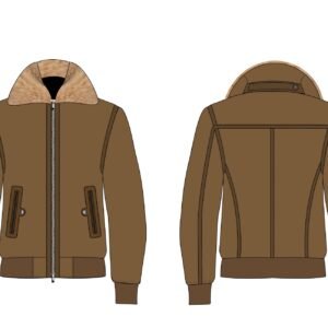 Custom Jordanguske Mocha Suede Jacket