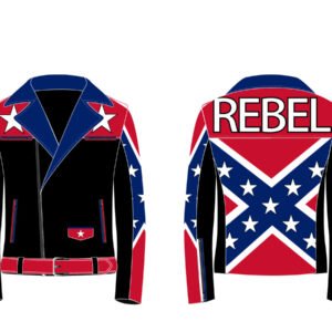 Custom Christian Granter Rebel Leather Jacket 1/2 Installments