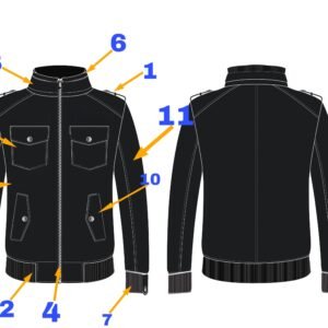 Custom Aidanmacgillivray Denim Jacket 1/2 installments