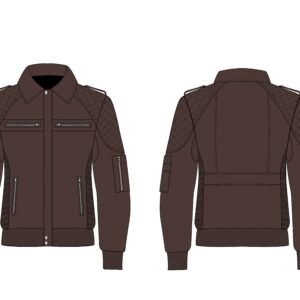 Custom Nerdy Isaiahford Leather Jacket