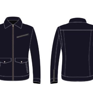 Custom Trenton Pulsipher Denim Jacket 1/2 Installments