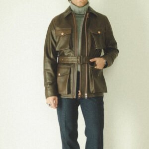 Custom Khushkaran singh Leather Jacket