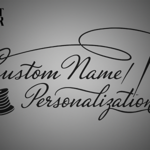 Custom Name/Initials Personalization