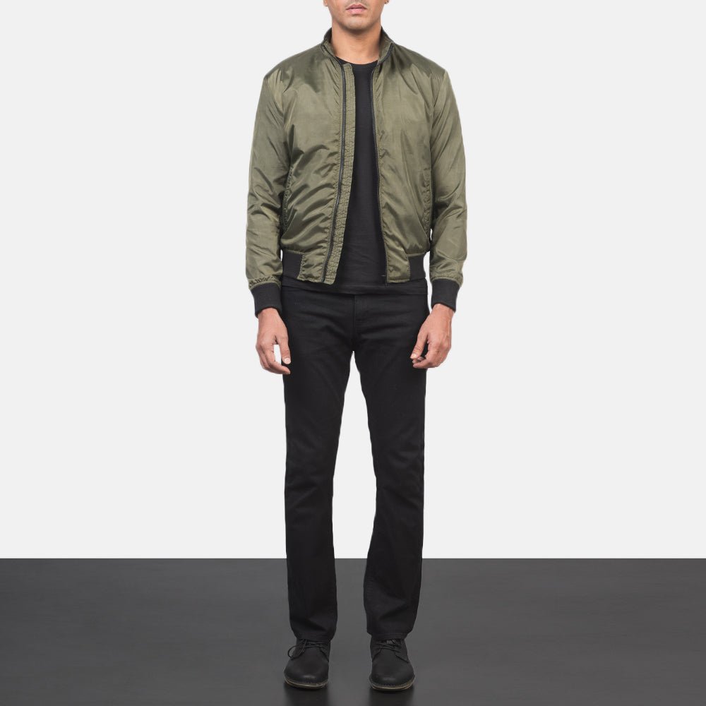 Ramon Green Bomber Jacket - Image 3