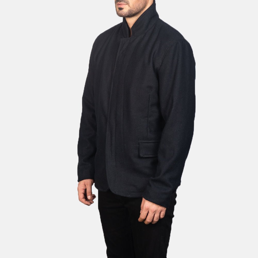 Thomas Black Wool Jacket - Image 2