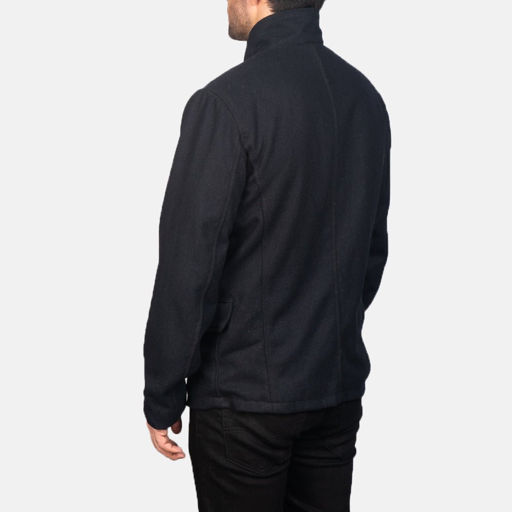 Thomas Black Wool Jacket - Image 5