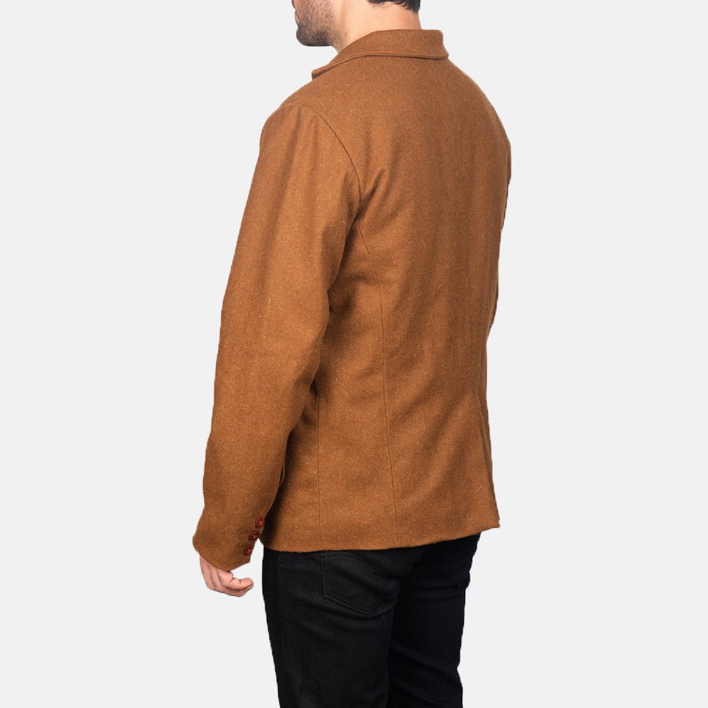Borges Khaki Wool Blazer - Image 5