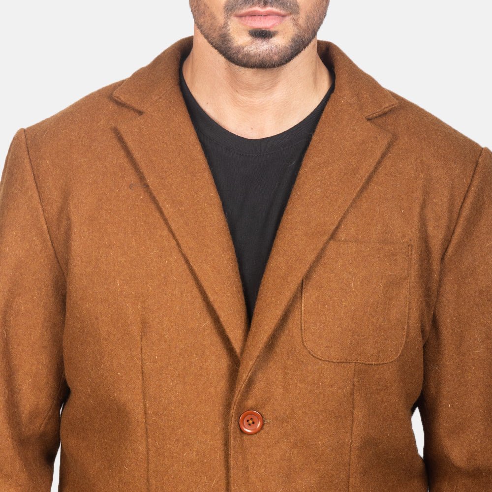 Borges Khaki Wool Blazer - Image 6