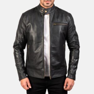 Custom Bnegussie Leather Jacket
