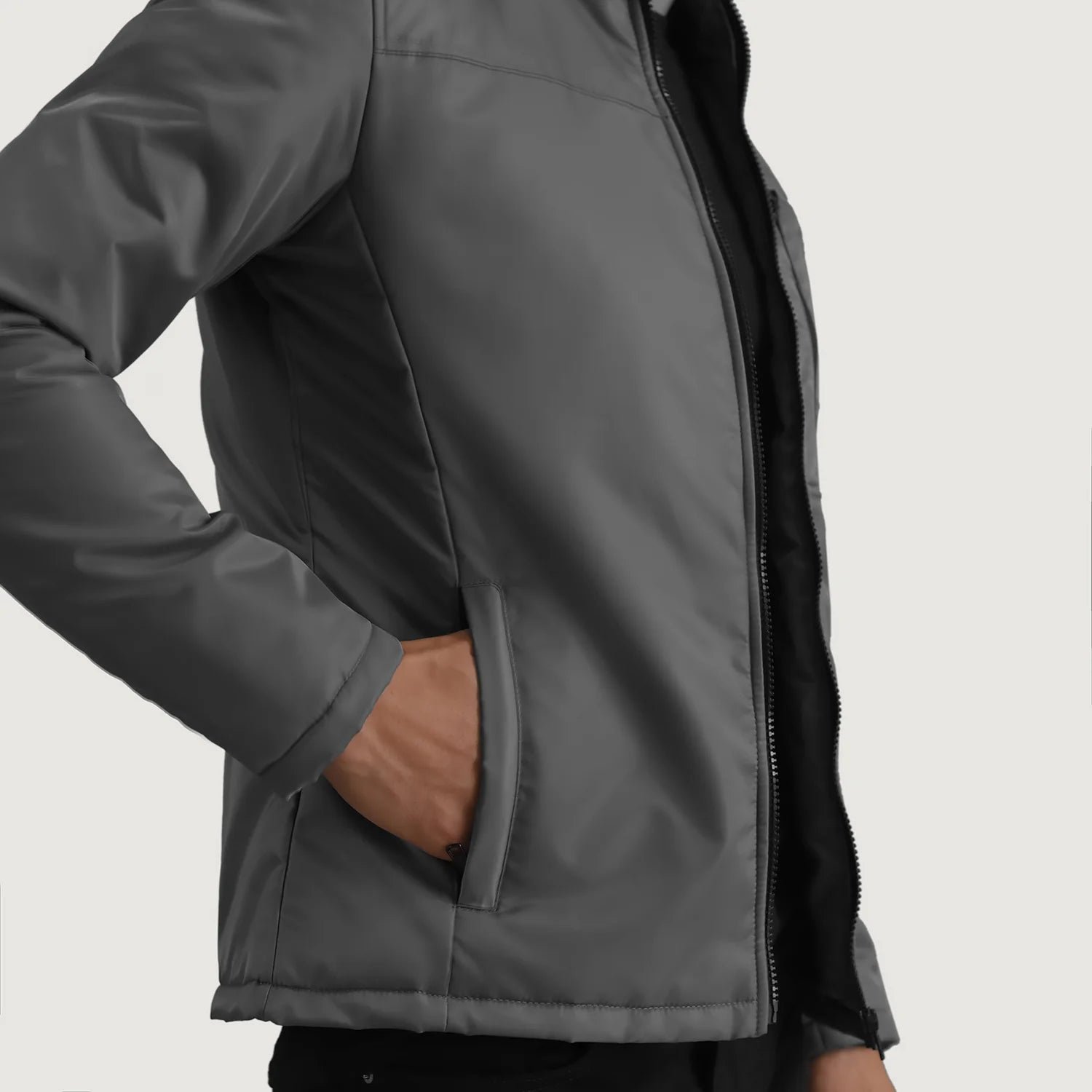Elliot Grey Lightweight Jacket - Image 6