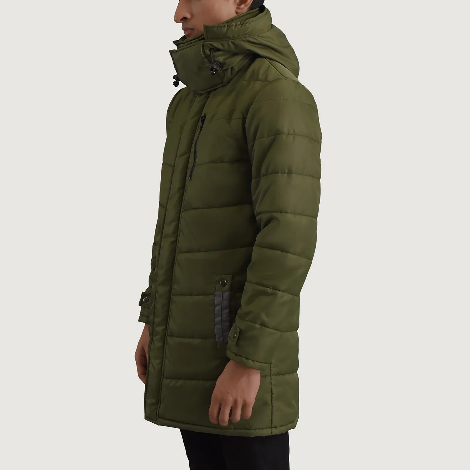 Moore Green Hooded Parka - Image 2