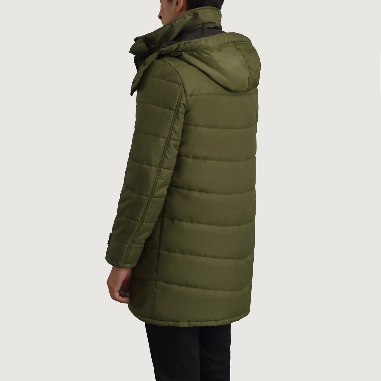 Moore Green Hooded Parka - Image 5