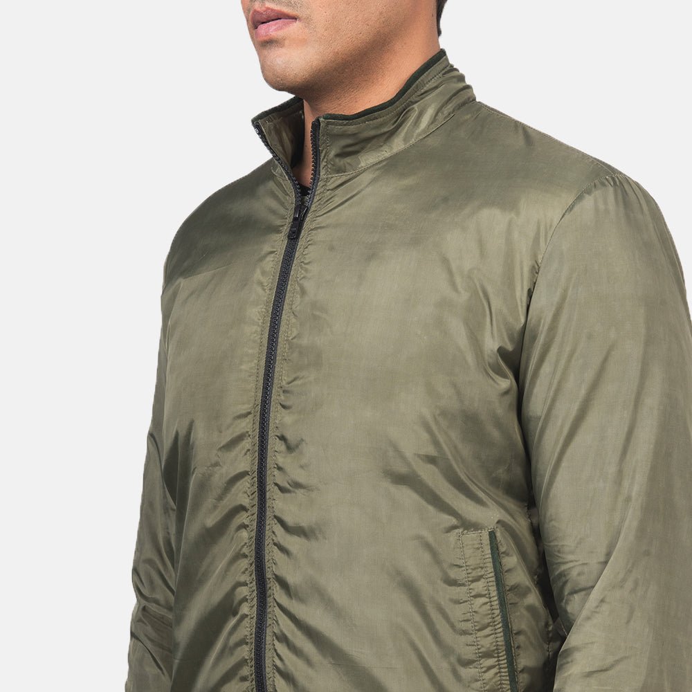 Ramon Green Bomber Jacket - Image 6