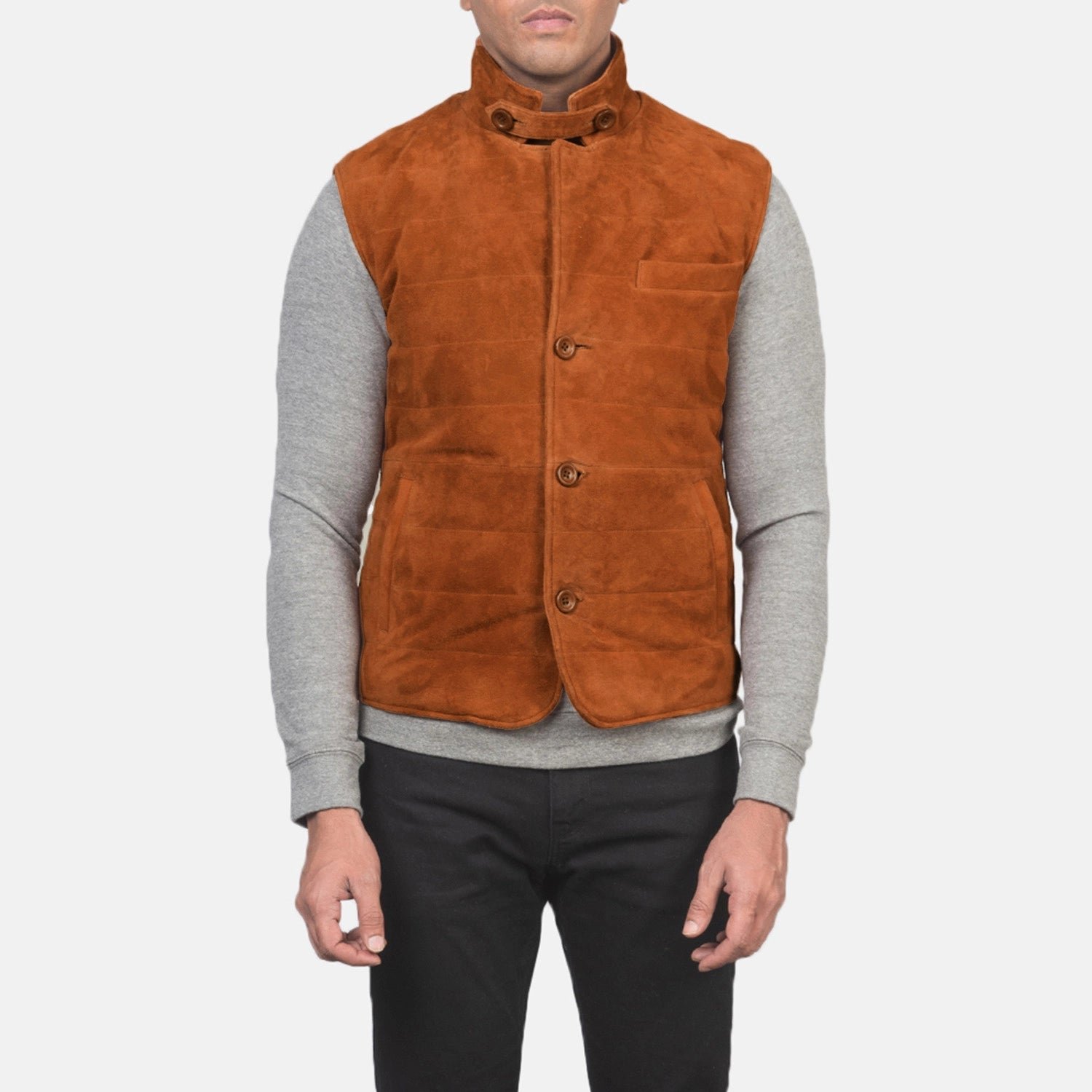 Tony Brown Suede Vest - Image 4