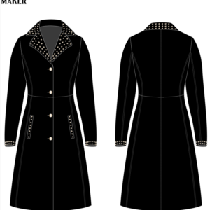 Custom Sherricka L Davis Leather Coat