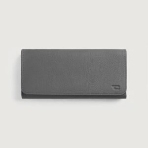 Taylor Grey Leather Continental Wallet