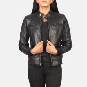 Custom David Flowers Leather Jacket