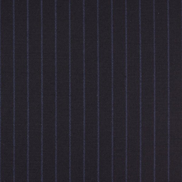 Grant Navy Blue Pinstripe Classic Single Breasted Suit - Image 2