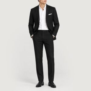 Hale Black Classic Single Breasted Suit