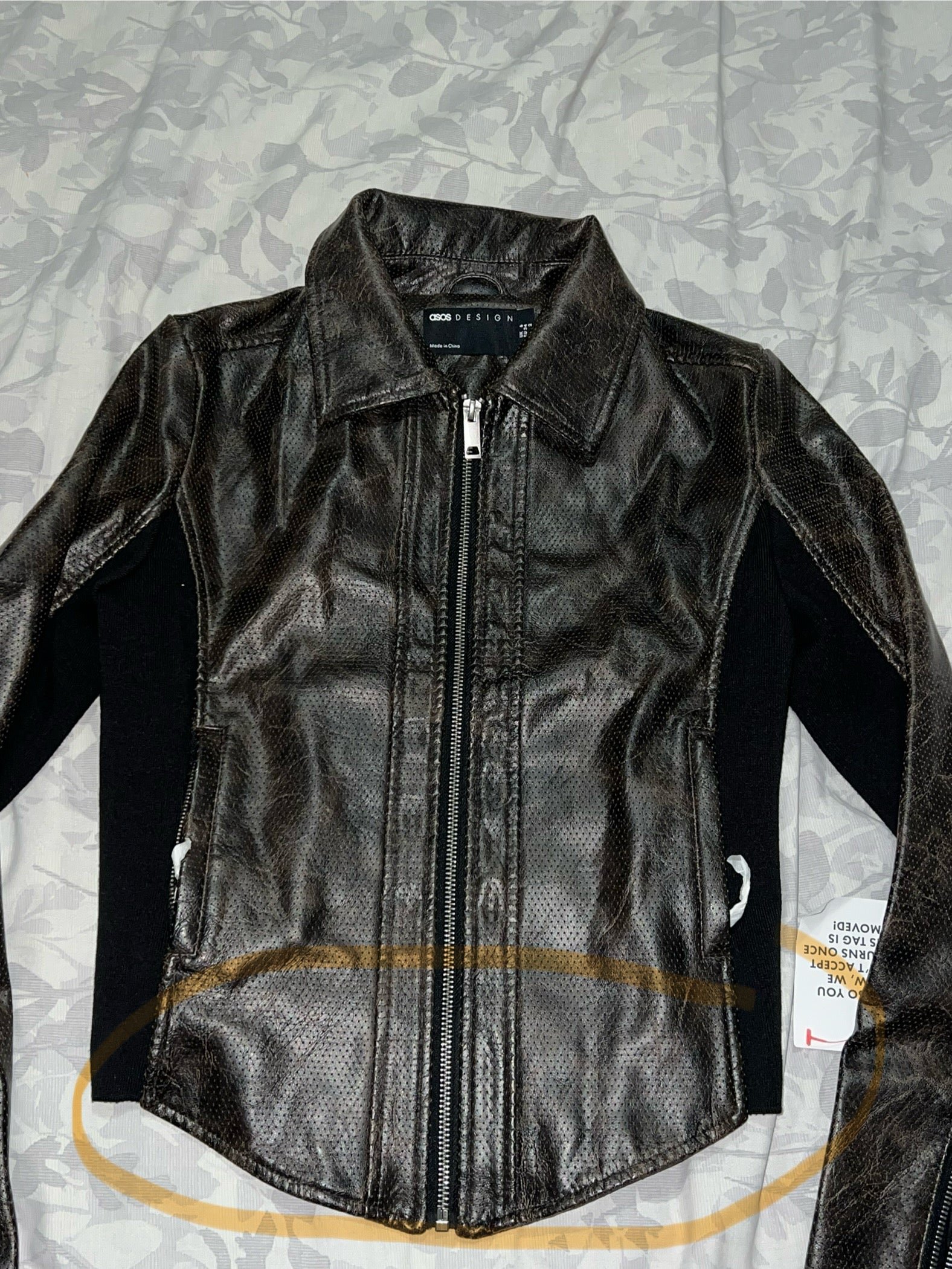 Custom Sadika Begum Leather Jacket
